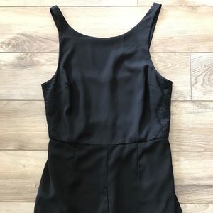 Black lacy romper